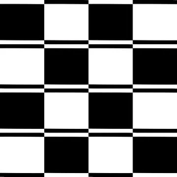 Abstract minimal checkered monochrome pattern, simple geometric background. S Stock Illustration