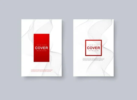 Abstract minimal cover design. Stock Illustration
