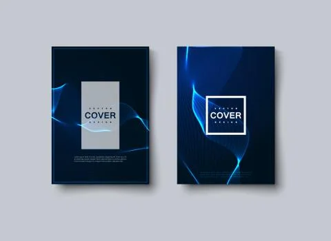 Abstract minimal cover design. Stock Illustration