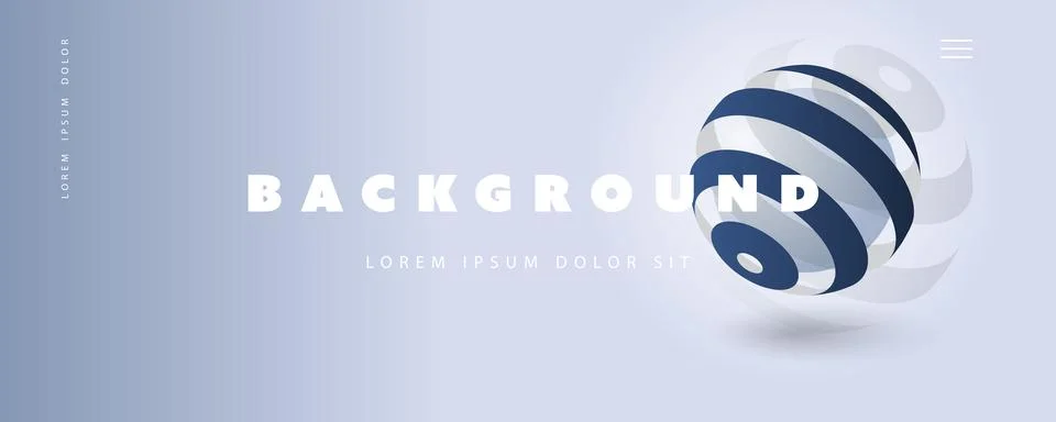 Abstract Minimal Geometric Pattern Background, Multi Purpose Template, Sphe.. Stock Illustration