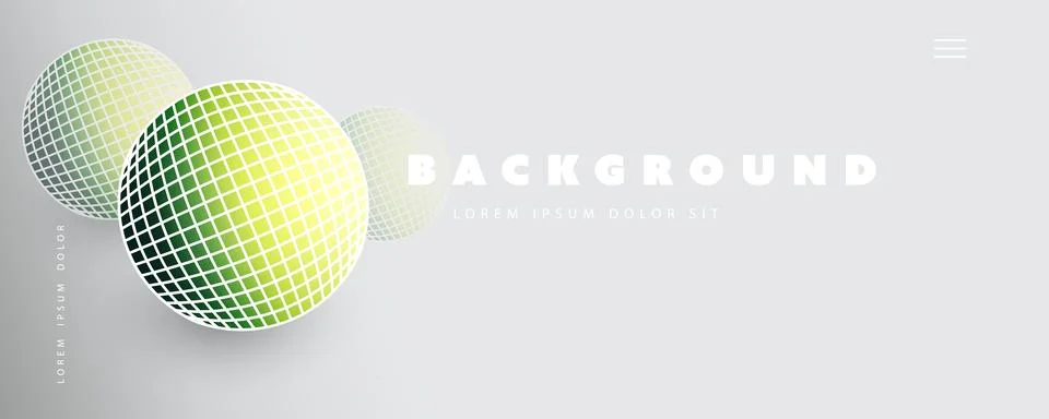 Abstract Minimal Geometric Pattern Background, Multi Purpose Template, Sphe.. Stock Illustration