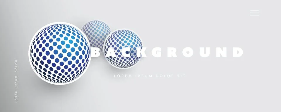 Abstract Minimal Geometric Pattern Background, Multi Purpose Template, Sphe.. 스톡 일러스트