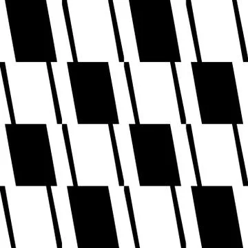 Abstract minimal geometric pattern with diagonal lines, stripes. Monochrome b Stock Illustration