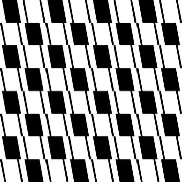 Abstract minimal geometric pattern with diagonal lines, stripes. Monochrome b Illustrazione stock