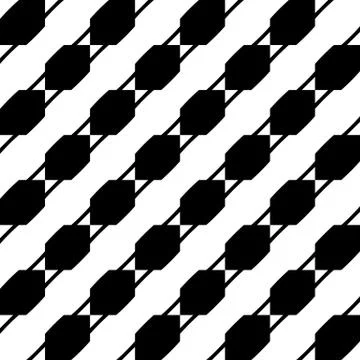 Abstract minimal geometric pattern with diagonal lines, stripes. Monochrome b Stock Illustration