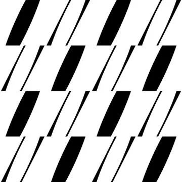 Abstract minimal geometric pattern with diagonal lines, stripes. Monochrome b Stock Illustration