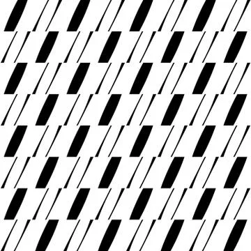 Abstract minimal geometric pattern with diagonal lines, stripes. Monochrome b Stock Illustration