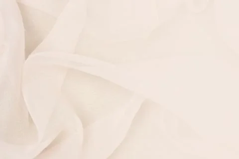 Abstract minimal  gradient background with beige blue wavy fabric, copy space  Stock Photos