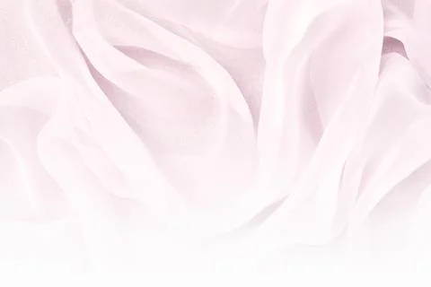 Abstract minimal  gradient background with pink wavy fabric, copy space  스톡 사진