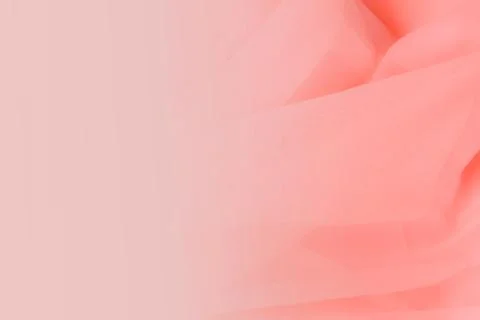 Abstract minimal  gradient background with pink wavy fabric, copy space  Foto stock