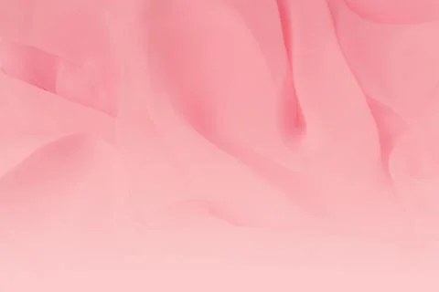 Abstract minimal  gradient background with pink wavy fabric, copy space  Stock Photos