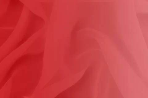 Abstract minimal  gradient background with red wavy fabric, copy space  Stock Photos