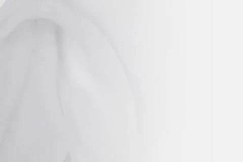 Abstract minimal  gradient background with white wavy fabric, copy space  Stock Photos