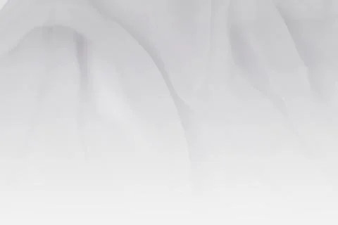 Abstract minimal  gradient background with white wavy fabric, copy space  Stock Photos