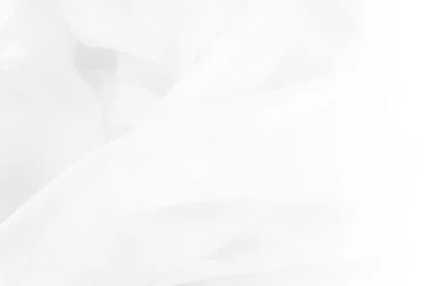 Abstract minimal  gradient background with white wavy fabric, copy space  Stock Photos