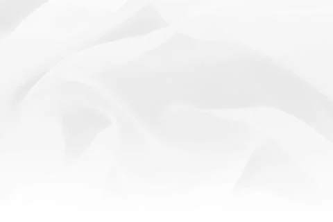 Abstract minimal  gradient background with white wavy fabric, copy space  Stock Photos