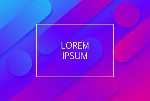 Abstract Minimal Gradient  shapes geometric background. Vector Illustration Ilustración de archivo