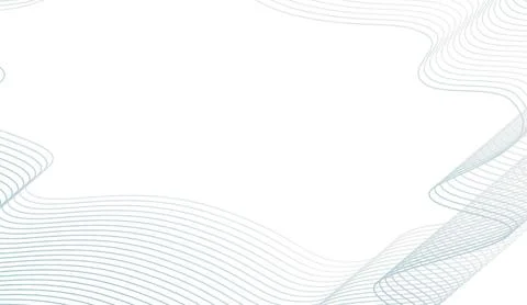 Abstract minimal graphic background featuring smooth flowing blue contour lines Stock Illustration