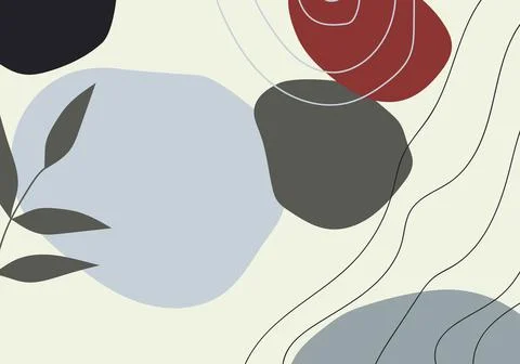 Abstract minimal hand draw background. Vector illustration. Stock Illustration