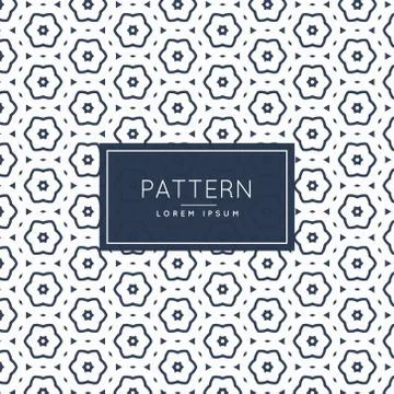 Abstract minimal line pattern background Stock Illustration