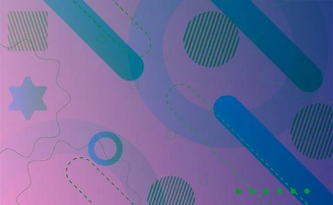 Abstract minimal lines and circle gradient geometric modern background. 스톡 일러스트