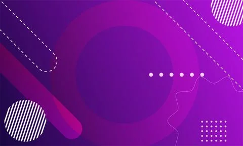 Abstract minimal lines and circle gradient geometric modern background. 스톡 일러스트