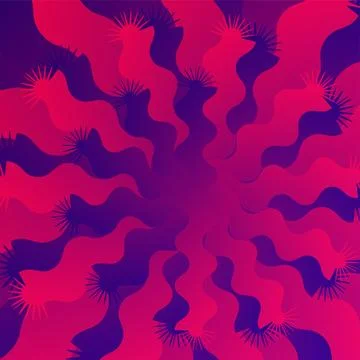 Abstract minimal lines and circle  gradient geometric background. Dynamic c.. 스톡 일러스트