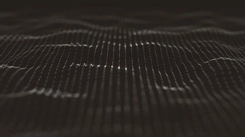 Abstract Minimal Mesh Waving Background Vidéo 249660925