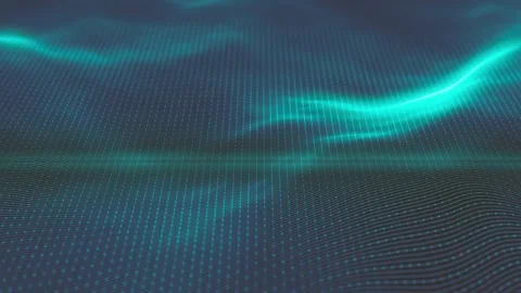 Abstract Minimal Mesh Waving Background Stock Footage 255714615