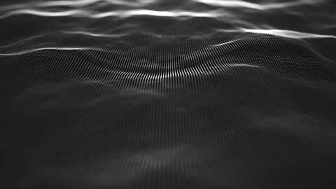 Abstract Minimal Mesh Waving Background Stock Footage 278671002