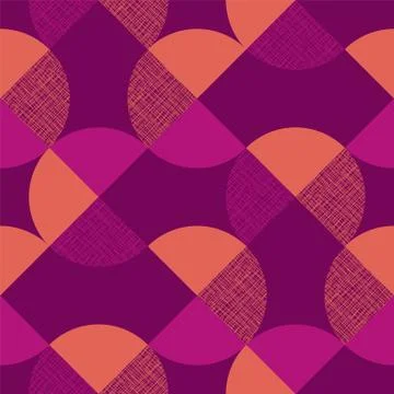 Abstract minimal modern seamless pattern with texture 库存插图