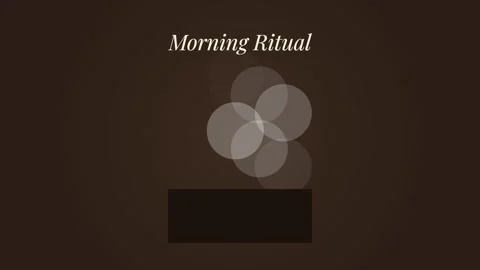 Abstract minimal motion background with glowing circle and dark rectangle Video stock 337501012