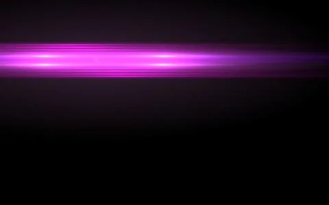 Abstract minimal motion blur violet light background on black Stock Illustration