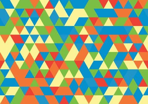 Abstract minimal palette Pattern Triangle background texture geometric, abstr Stock Illustration