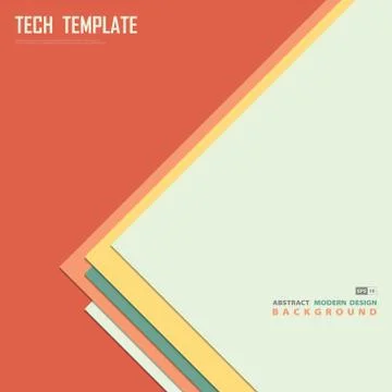 Abstract minimal pastel overlap layer design of square geometric background. Stock Illustration