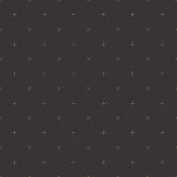 Abstract Minimal Pattern Background with Plus and Multiply Signs Stock Illustration