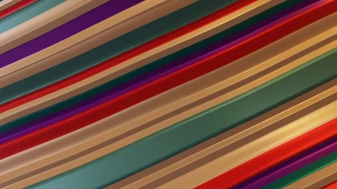 Abstract Minimal Pattern With Coloful Beautiful Wavy Lines Stock Footage 150930225