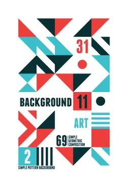 Abstract Minimal Poster Stock Illustration