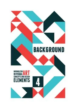 Abstract Minimal Poster Stock Illustration