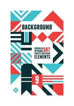 Abstract Minimal Poster Stock Illustration