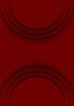 Abstract minimal red circles background Stock Illustration