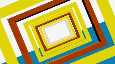 Abstract Minimal Square Retro Background Stock Footage 127683923