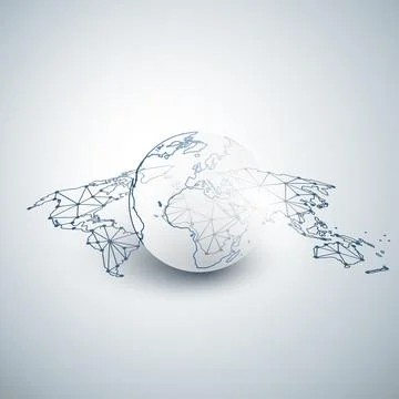 Abstract Minimal Style Cloud Computing, Networks Structure, Telecommunicati.. イラスト素材