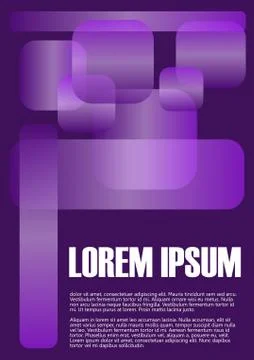 Abstract minimalist background with simple geometric elements, transparent Stock Illustration