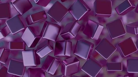 Abstract, minimalist blockchain data blocks with subtle shading. Stock Illustration