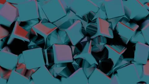 Abstract, minimalist blockchain data blocks with subtle shading. 스톡 일러스트