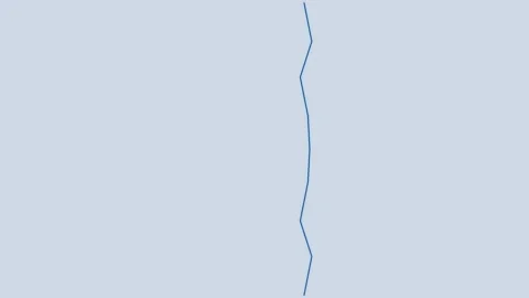 Abstract Minimalist Blue Line Motion Graphic Stock Footage 338340591
