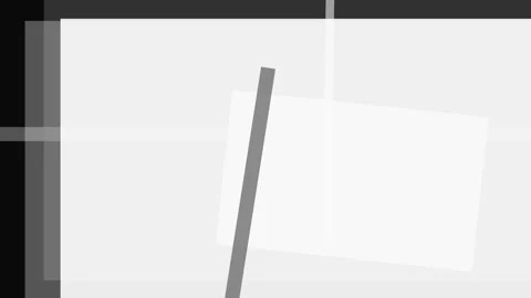 Abstract minimalist composition with a vertical gray bar and intersecting w.. Stock Footage 335431095