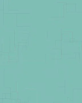 Abstract Minimalist Electronic Circuit Pattern Background on Teal Surface Illustrazione stock