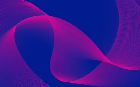 Abstract minimalist geometric background with wavy lines. Stock Illustration